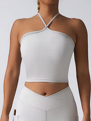 Crop Top With Built In Pads Sports Bras For Women