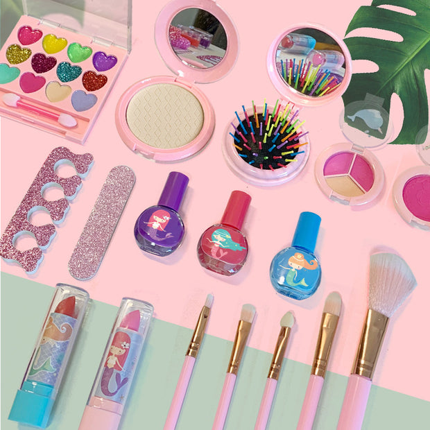 Children's Girls Cosmetics Makeup Toys Set